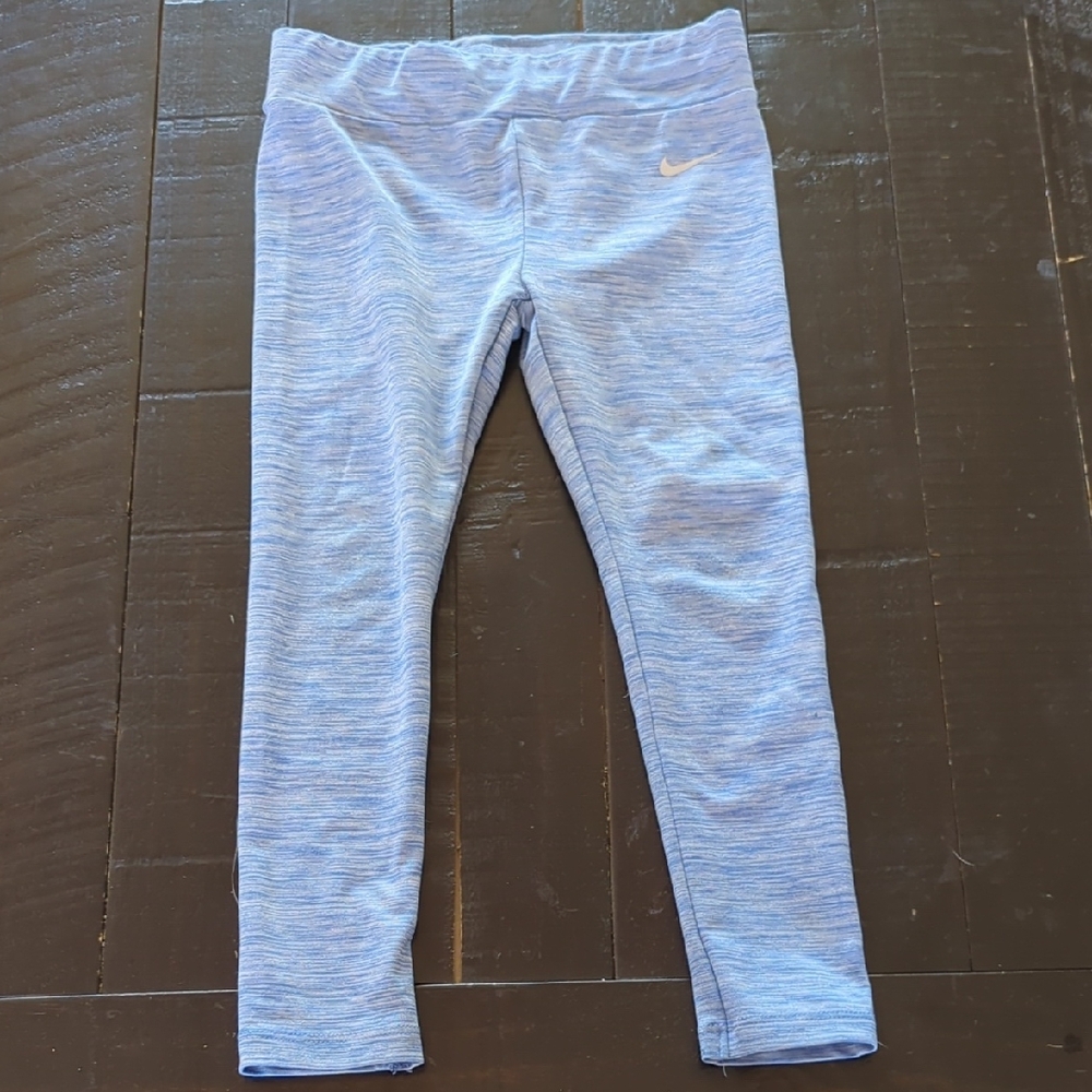 Nike Girls Dri-Fit Blue Leggings